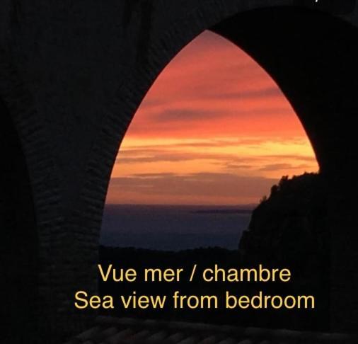 Studio Pied Village Eze - Dans Villa Recente - Parking Gratuit Dış mekan fotoğraf
