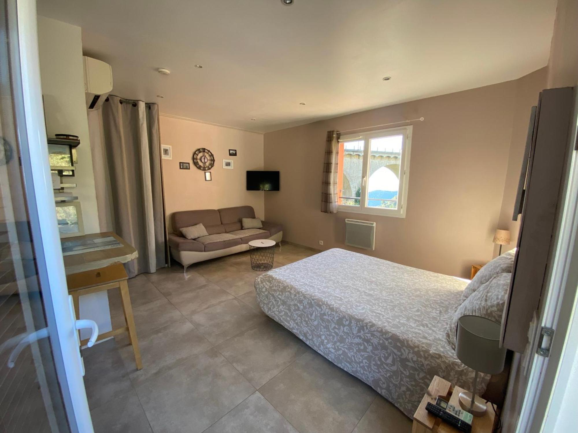 Studio Pied Village Eze - Dans Villa Recente - Parking Gratuit Dış mekan fotoğraf