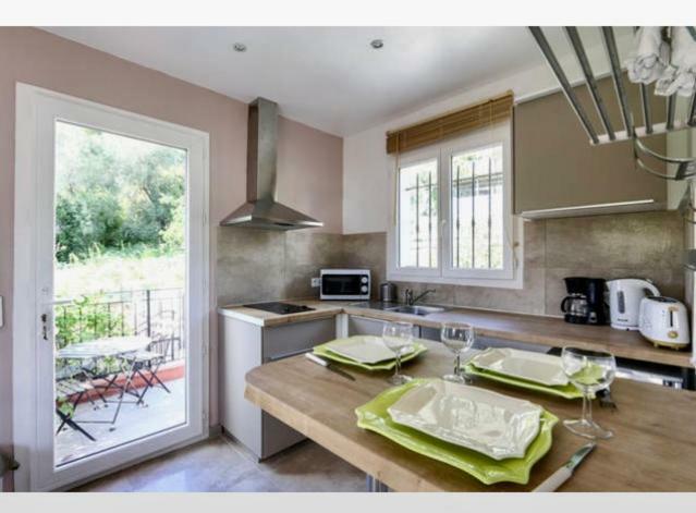 Studio Pied Village Eze - Dans Villa Recente - Parking Gratuit Dış mekan fotoğraf